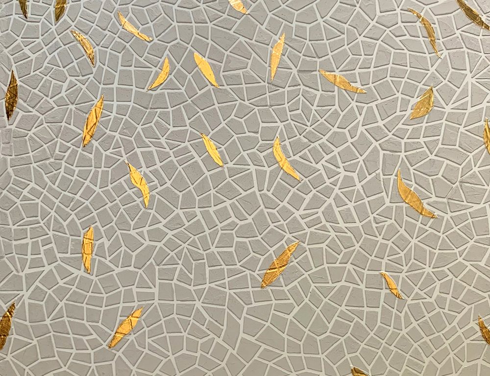 Mosaic Gold Leaf by Aliya Riaz