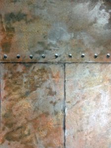 Rusted Steel With Rivets by Arteriors